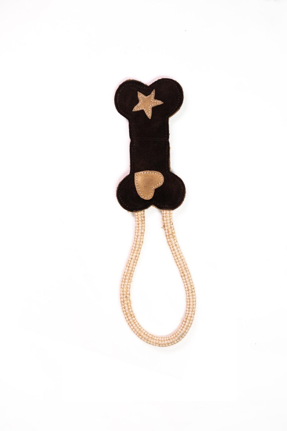 Classic Bone Natural Rope Dog Toy by Angel